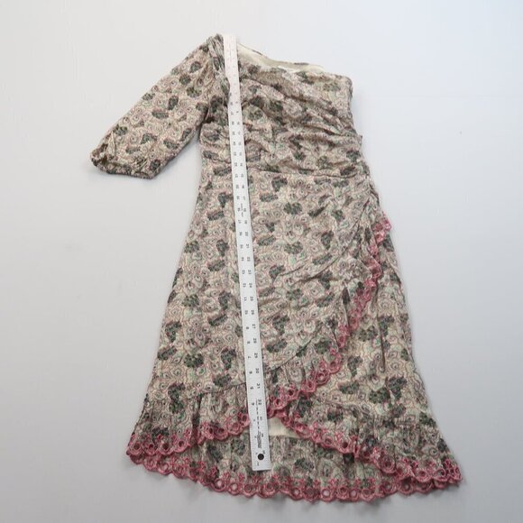 Isabel Marant Etoile Esther One Shoulder Floral Print Dress Size 38 / US 8 - Picture 5 of 9